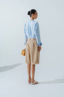 HOBB • Mandarin Collar Cotton Bamboo Shirt