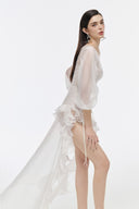 JOSÉPHINE • Paula Étoile High-Low Ruffle Dress