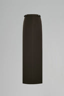 Brown Sylvara Straight Belt Strap Crepe Floor Length Skirt for women,f rom Maison Des Copains, The Viet Concept 