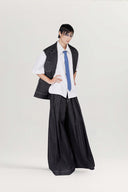 CAOSTU • Wide Leg Pleat Jean