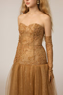 21SIX • Paloma Lace & Tulle Crystal-Embellished Evening Gown