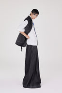 CAOSTU • Wide Leg Pleat Jean