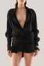 Black Melrose Shirt Dress for women, from DATT OFFICIAL, The Viet Concept 