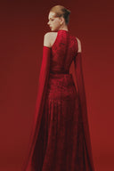 Margée Atelier • Ellen Couture Lace Silk Evening Gown