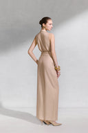 Cherub Linen Bow-Tie Sleeveless Shirt for women, from ARTI, The Viet Concept 