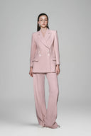  Alwen A-line Double Breasted Cotton Blazer for women, from White Plan, the Viet Concept 