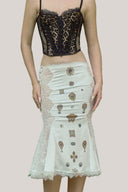  Bijoux Mermaid Midi Skirt for women, from La Vierge, The Viet Cocnept 