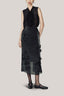 Thalia Straight Flower Applique Organza Midi Skirt for ươmen, from HOBB, The Viet Cocnept 
