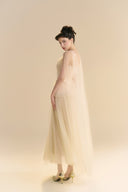 LINH PHUNG • Fayenna Strapless Crystal-Embellished Corset A-Line Midi Dress