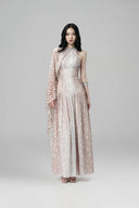 DO LONG • Ivory Breeze Soft Draped Midi Dress
