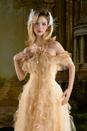 Celeste Couture Soft Tulle Organza Evening Gown for women, from MADDY HATES ROSE, The Viet Concept
