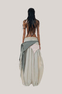 Beige Kalista Pants  for women, from Huelley Rose, The Viet Concept 