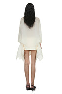 Zoe Floral Appliqué Chiffon Bodycon Dress for women, from DAS LA VIE, The Viet Concept