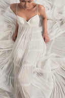 Celestia Silk Tiered Maxi Dress for women, from DAS LA VIE, The Viet Concept