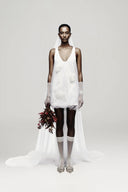 Duscha Étoile Trapezoid Organza Voile Mini Dress for women, from DAS LA VIE, The Viet Concept 