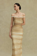BYDI • Eira Ombre Beaded Mesh Couture Evening Gown