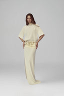 White Radiara Maxi Dress for woman, from POEM, The Viet Concept 