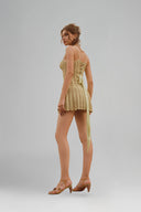 Avocado Corallo Mini Dress for women, from La Vierge, the Viet Concept 