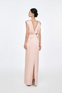 Annie Blush Lumière Satin Gown for women, from JOSEPHINE, The Viet Concept 
