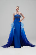 Ondina Queen Taffeta & Organza Crystal Coral Gown for women, from 21SIX, The Viet Concept