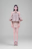 Oceania Straight Square Neck Organza Shirt for women, from Lam Khue, The Viet Concept
