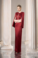 GVLUX • Rococo Crystal Bodice Taffeta Couture Gown