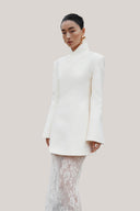 White Delphine Vest for women, from HUONG, The Viet Concept 