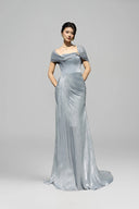 Blue Crystelle Maxi Dress for woman, from CALISTA, The Viet Concept
