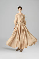 ROSEE de MATIN • Off-Shoulder Draping Maxi Dress