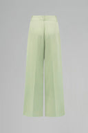 Mint High Waist Wide Leg Tailored Trousers with Pleated Front for women, from IHF STUDIO, The Viet Concept 