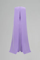 Light Purple V-Neck Column Gown With Crystal Cape Sleeves for women, from IHF ATELIER, The Viet Concept 