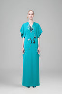 Poppy of Himalayan Dress in Blue for women, from Tiny Ink, The Viet Concept 