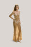 Zeya Sequin Mermaid Maxi Dress for women, from La Vierge, The Viet Concept 