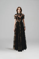 Yedda Celestial Lace High-Neck Evening Gown for women, from JOSEPHINE, The Viet Concept
