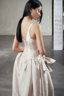 Lam Phiem Halter Silk Flow Gown for women, from DAS LA VIE, The Viet Concept 