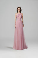 Clara One-Shoulder Draped Tulle Evening Gown for women, from JOSEPHINE, The Viet Concept