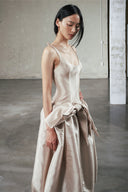 Lam Phiem Halter Silk Flow Gown for women, from DAS LA VIE, The Viet Concept 