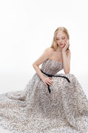 JOSÉPHINE • Odelia Lace Tulle Floor-Length Gown