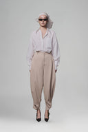 White Linen Long Slevees Shirt for women, from Keira Tong, The Viet Concept 