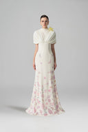 L'ALLÉE • Petal Whisper Floral Evening Gown
