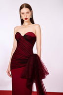 Insecta Silk Velvet & Tulle Column Gown for women, from DO LONG, The Viet Concept 