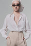 White Linen Long Slevees Shirt for women, from Keira Tong, The Viet Concept 