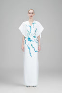 Himalayan White Poppy Dress for women, from Tiny Ink, The Viet Concept 