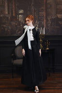 Alva Crystal-Shoulder Satin Three-Piece Gown Set for women, from DANG PHONG DESIGNER, The Viet Concept