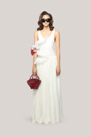 Bessie Gathered Scoop Neck Maxi Dress for women, from Das La Vie, The Viet Concept 
