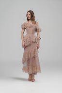 Brenna Brown Lace Tulle Evening Dress for women, from JOSEPHINE, The Viet Concept