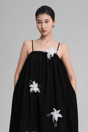 Black Adona Cotton Maxi Dress for women, from HOBB, The Viet Concept 