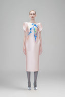 Blush of Azalea Midi Dress for women, from Tiny Ink, The Viet Concept 