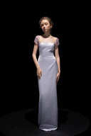 Cara Crystal Embellished Silk Satin Evening Gown for women, from 21SIX, The Viet Concept