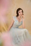 Liana Guipure Lace Tulle Midi Dress for women, from MADDY HATES ROSE, The Viet Concept